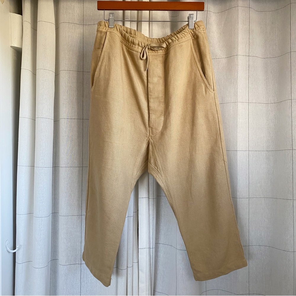 ❌SOLD❌ MATTEO Los Angeles Linen Cropped Pants - Picture 1 of 12